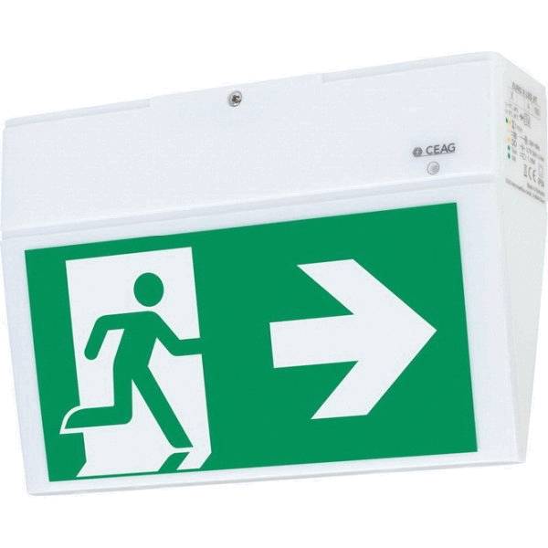 CEAG Notleuchte Einzelbatterie LED 3h IP54 EURO X LED AT