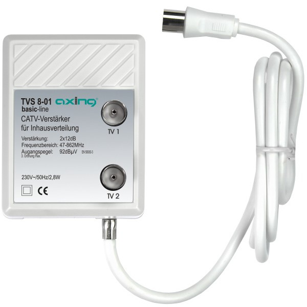 Axing TVS 8-01 Verteilverstärker CATV-tauglich