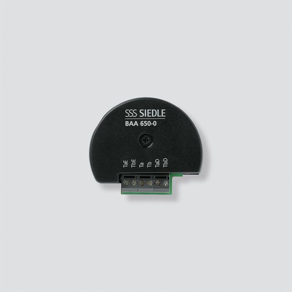Siedle BAA650-0 Bus-Audio-Auskopplung Schwarz 200032255-00