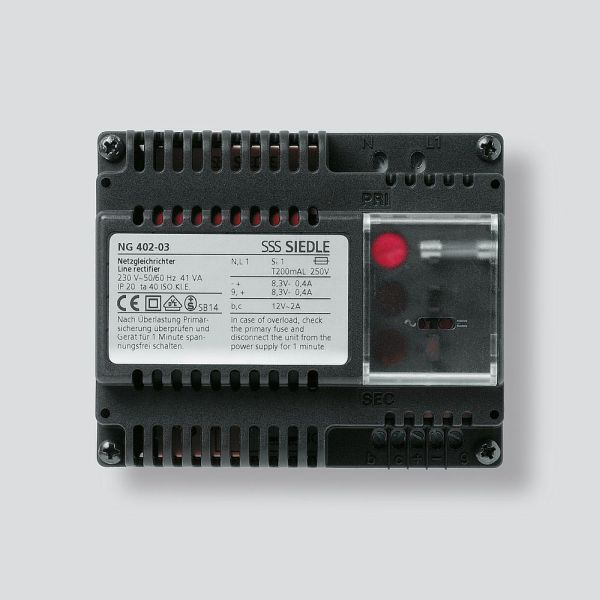 Siedle NG402-03 Netzgerät Schwarz 200033590-00