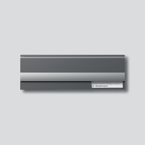 Siedle BE611-3/1-0DG Brief-Einwurfklappe Dunkelgrau-Glimmer 200038865-00