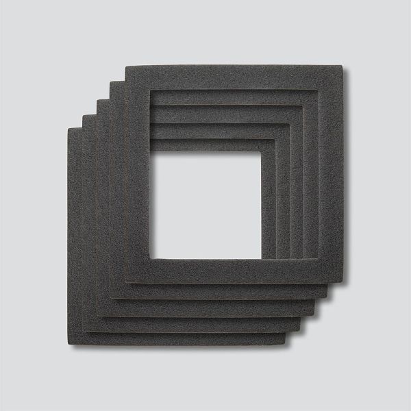 Sonderartikel: Siedle Vario611 Dichtrahmen Module Grau 210007484-00 5 Stück