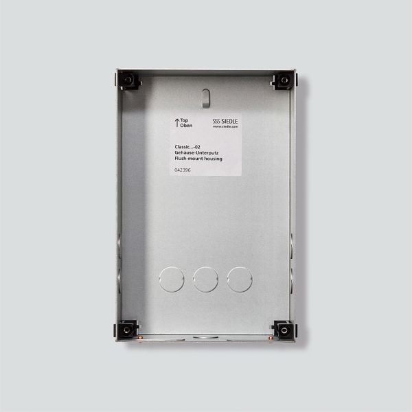 Siedle GUCL02-0 Unterputzgehäuse Siedle Classic Stahlblech verzinkt 210007732-00
