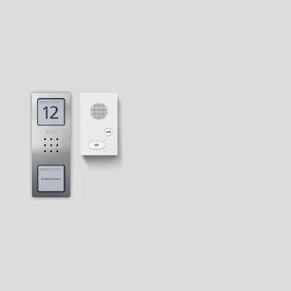 Siedle SETCAB850-1E/W Audio-Set Siedle Basic Edelstahl gebürstet 210008742-00