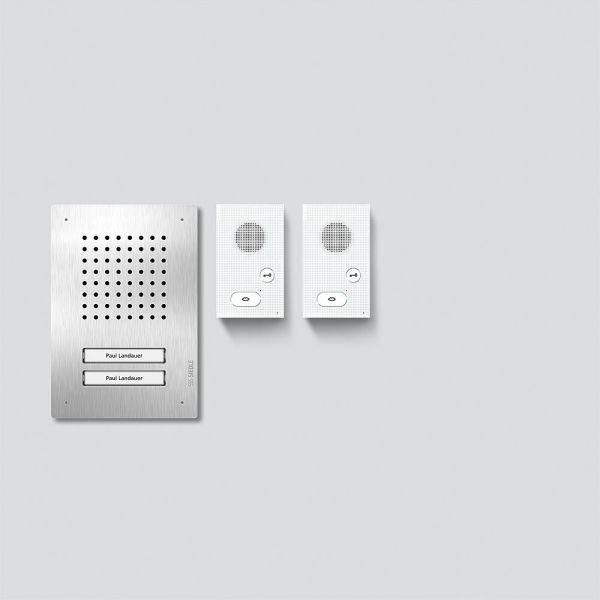 Siedle SETCLAB850-2E/W Audio-Set Siedle Classic Edelstahl/Weiß 210010046-00