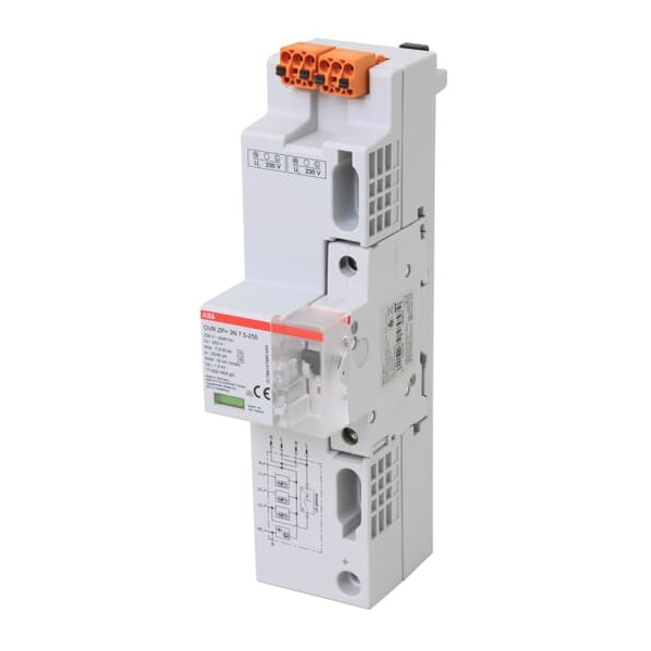 ABB OVR ZP+ 3N 7.5-255 MCB6 Kombi-Ableiter 4p TT/TNS 7.5/30kA 2CTB815799R2800