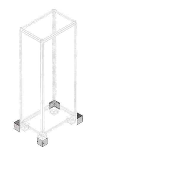 Striebel & John PCPA0004 Abdeckung für Sockel Höhe 100mm 4 Stück 1STQ008109A0000