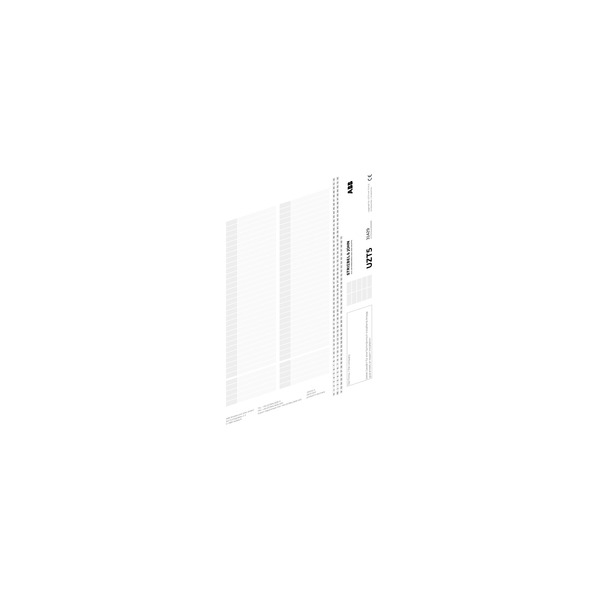 Striebel & John UZT5 Beschriftungs-System für UK600 2CPX031429R9999