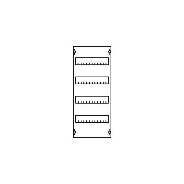 Striebel & John 1V0A Reiheneinbaugeräte-Modul Reihenabstand 125mm 4RE / BH0 1FB 2CPX037591R9999