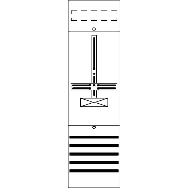 Striebel & John FD16 Zählerfeld ohne Verdrahtung mit Dreipunkt-Befestigung 6RE 2CPX054035R9999