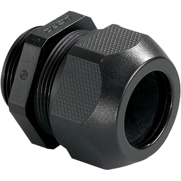 Kaiser 1545.12.06 Kabelverschraubung Syntec Kst. M12x1.5 Schwarz Ø 2.5-6.5 mm (UL 5.0-6.5 mm) schwarz RAL 9005 100 Stück