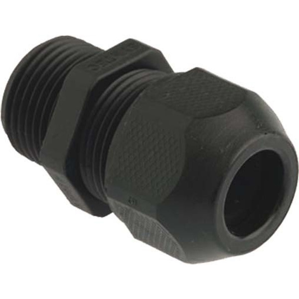 Kaiser 1545.40.1.33 Kabelverschraubung Syntec Kst. M40x1.5 Kabel Ø 22.0-33.0mm (UL 26.0-26.0mm) schwarz RAL 9005 langes Gewinde