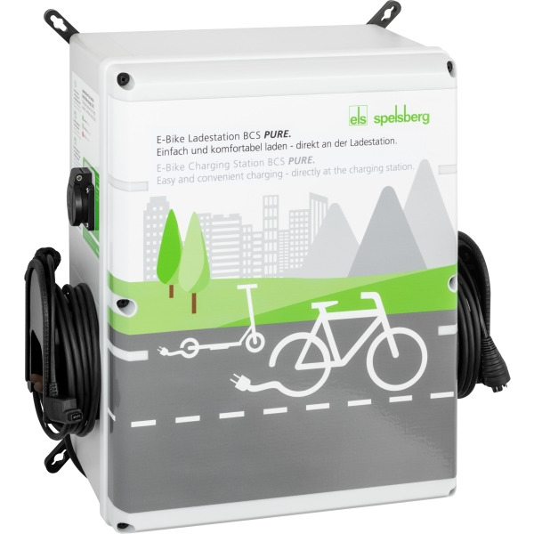Spelsberg BCS Pure E-Bike Ladestation grau RAL 7035 58112201