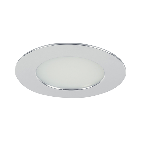 Brumberg 12127023 LED-Einbaudownlight 12V DC 5W 60° 2900K rund starr chrom IP44 (bei Ei