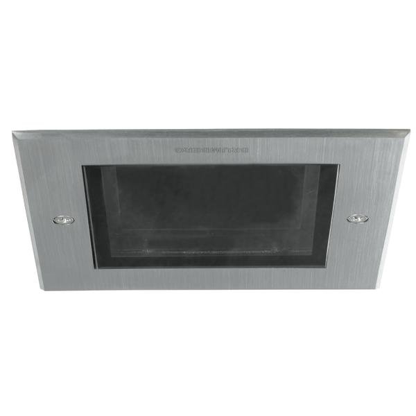 Brumberg 12670223 LED-Einbaudownlight quadratisch 230V AC 50 Hz 9W 3000K 40° Glas klar,