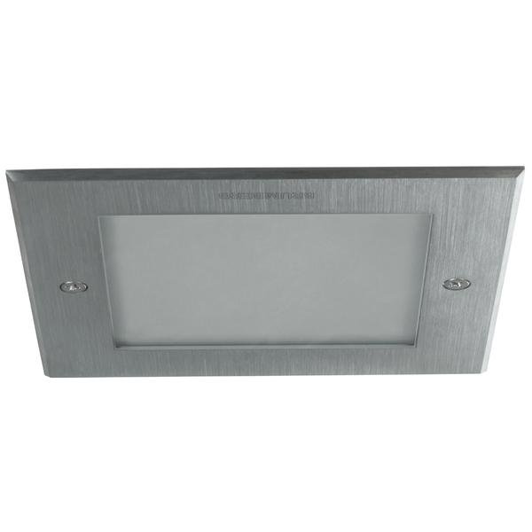 Brumberg 12671223 LED-Einbaudownlight quadratisch 230V AC 50 Hz 11W 3000K 117° edelstahl