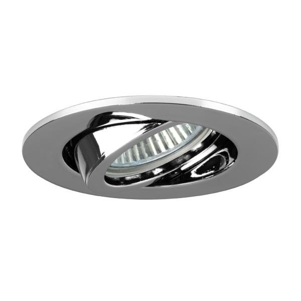 Brumberg 36143020 Einbaustrahler GU10 max. 50W rund schwenkbar chrom IP20