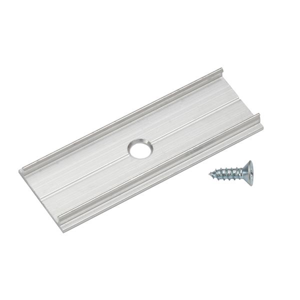 Brumberg 53005000 Verbindungsstück 180° inkl. Bohrung 4,5mm aluminium roh