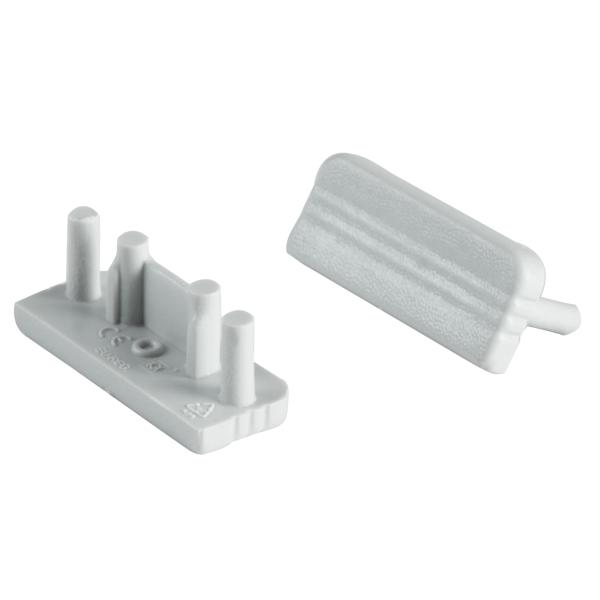 Brumberg 53110260 Endkappen-Set zu LED-Anbauprofil 53600 silber
