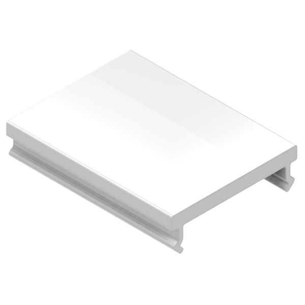 Brumberg 53402000 Kunststoff-Abdeckung transparent L x B x H: 2000 x 17,6 x 4mm Transmissions