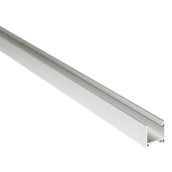 Brumberg 53921260 LED-Anbauprofilset alu eloxiert mit 2 Endkappen 2 Haltern 1 Schrauben-Set u