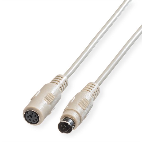 roline 11.01.5690 Tastatur-Kabel-PS/2 Stecker/Buchse 10 Meter