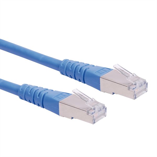 roline 21.15.1384 Patchkabel Kat.6 (Class E) S/FTP (PiMF) blau 10 Meter