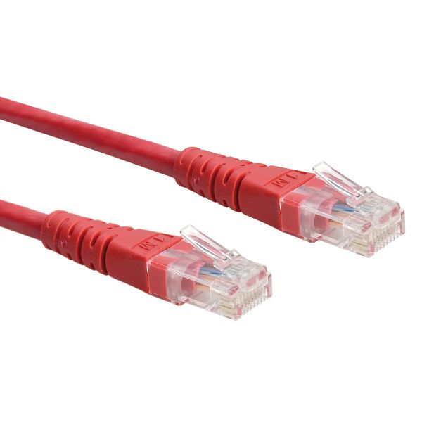 roline 21.15.1541 Patchkabel Kat.6 (Class E) UTP rot 2 Meter