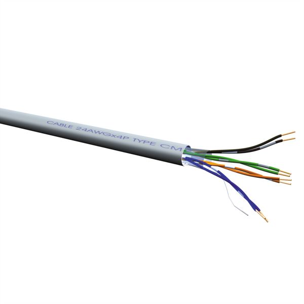 roline 21.15.1686 UTP Kabel Kat.6A (Class EA) Massivdraht LSOH 100 Meter