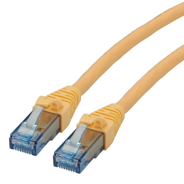 roline 21.15.2728 Patchkabel Kat.6A UTP Component Level LSOH gelb 15 Meter