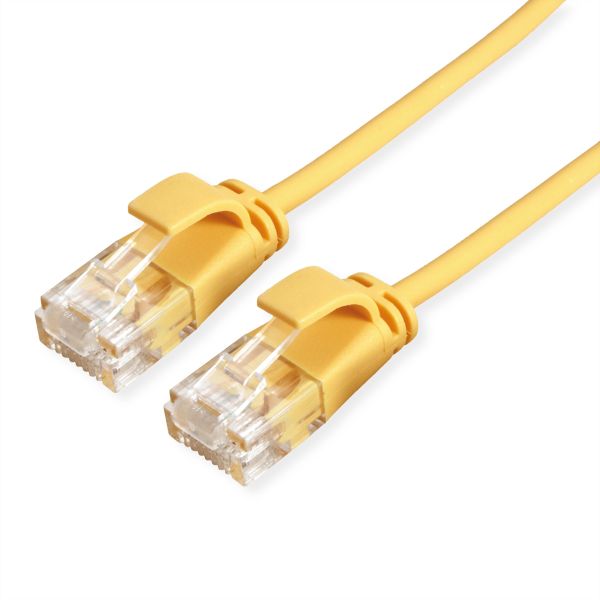 roline 21.15.3926 UTP DataCenter Patchkabel Kat.6A (Class EA) LSOH slim gelb 3 Meter