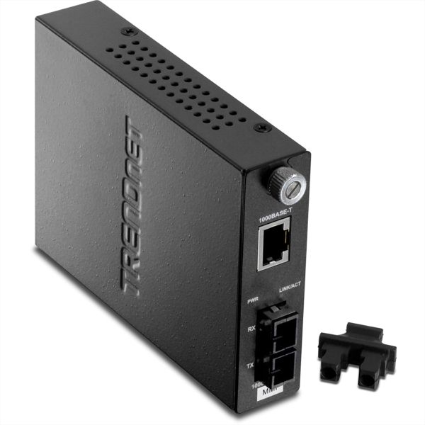 TRENDnet TFC-1000MSC TRENDnet Fiber Converter 1000Base-T to 1000Base-FX Multi-Mode SC