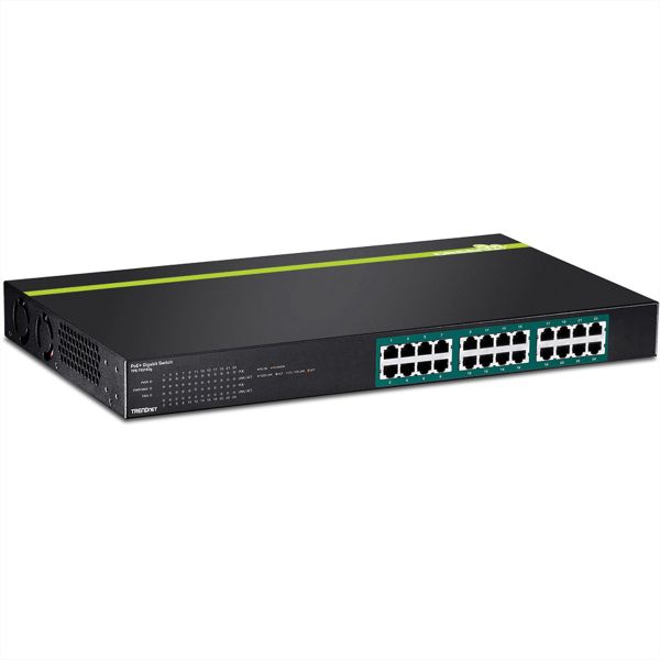 TRENDnet TPE-TG240g TRENDnet 24-Port Switch GREENnet Gigabit PoE+ 370W