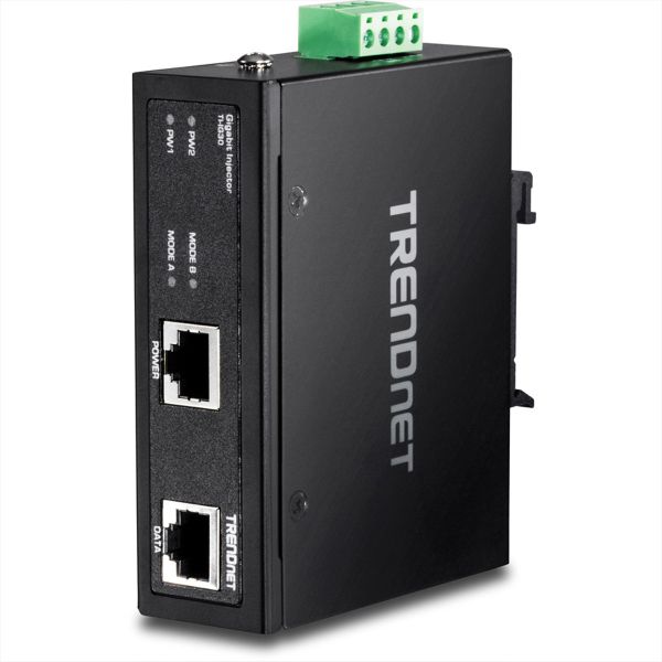 TRENDnet TI-IG30 TRENDnet Gehärteter industrieller Gigabit PoE+ Injektor