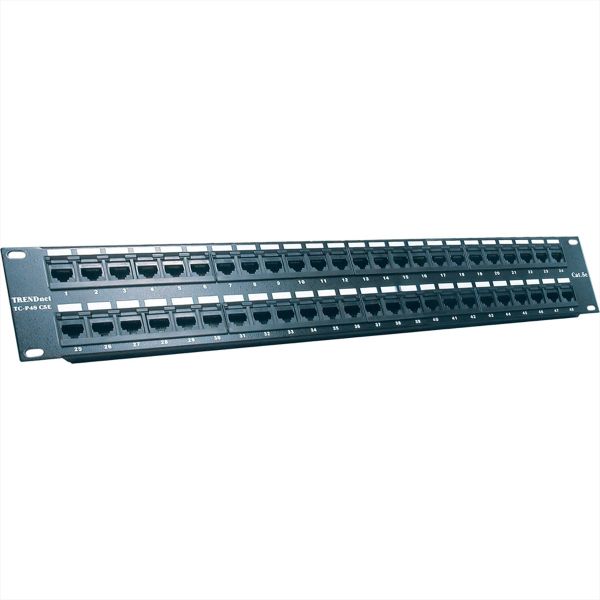 TRENDnet TC-P48C5E TRENDnet Patch Panel 48-Port Cat5/5e Unshielded