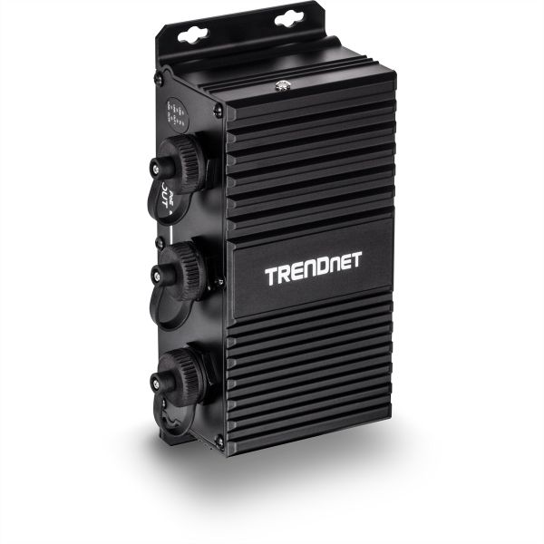 TRENDnet TI-EU120 TRENDnet 2-Port UPoE Extender Industrial Outdoor Gigabit