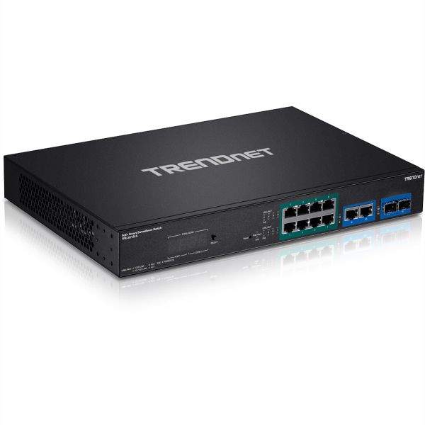 TRENDnet TPE-3012LS TRENDnet 12-Port Gigabit PoE+ Smart Surveillance Switch