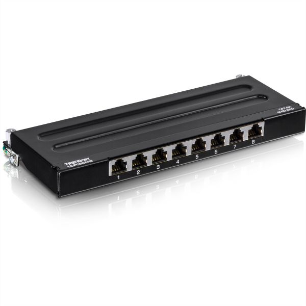 TRENDnet TC-P08C6AS TRENDnet Patch Panel 8-Port Cat6A geschirmt für Wandmontage