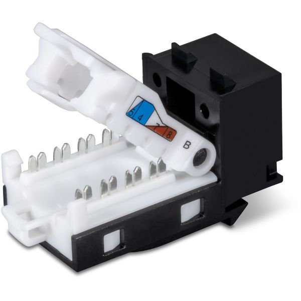 TRENDnet TC-K25C6BK TRENDnet Cat6 RJ-45 Keystone 25er Pack schwarz schwarz