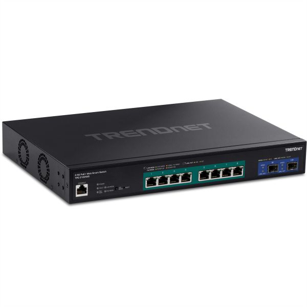 TRENDnet TPE-3102WS TRENDnet 10-Port 2.5G Switch Web Smart PoE+ mit 10G SFP+ Slots