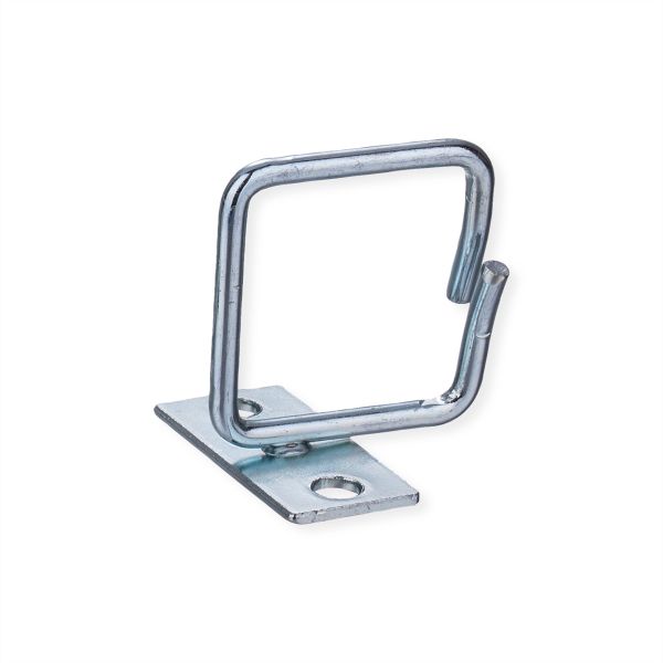 roline 26.30.0012 Kabelöse 40x40 mm Metall Kabeleinführung seitlich