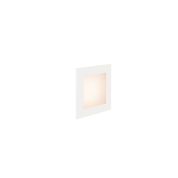 SLV 1000576 FRAME BASIC, LED Indoor Wandeinbauleuchte, weiß, 2700 K