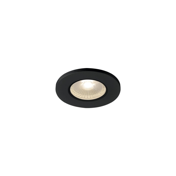 SLV 1001015 KAMUELA ECO, Deckeneinbauleuchte, LED, 3000 K, schwarz, 38°, dimmbar, IP65