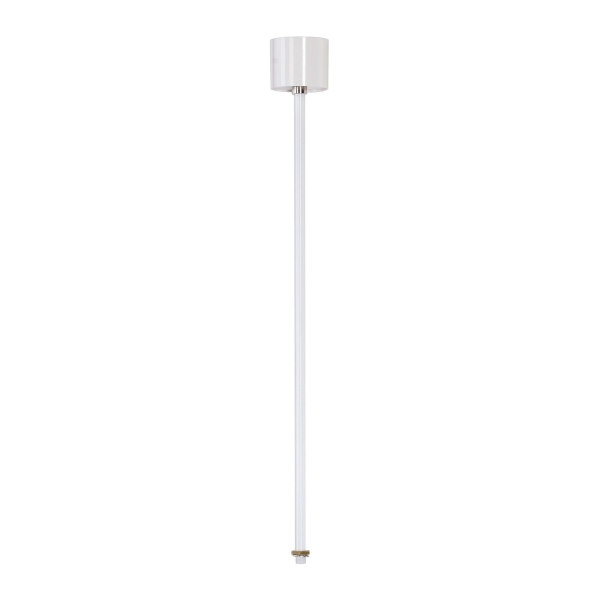 SLV 1001529 PENDELABHÄNGUNG, für EUTRAC® Hochvolt 3Phasen-Aufbauschiene, starr, weiß, 60 cm, M13 Gewinde