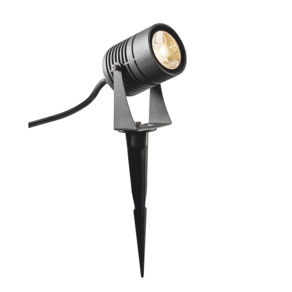 SLV 1002201 LED SPIKE, LED Outdoor Erdspießleuchte, anthrazit, IP55, 3000 K, 40°