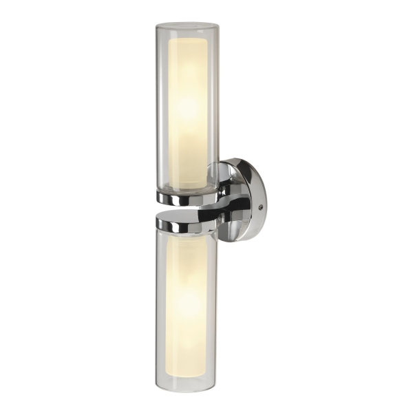 SLV 1002229 WL 106, doppelt Glas, 2xE14, chrom