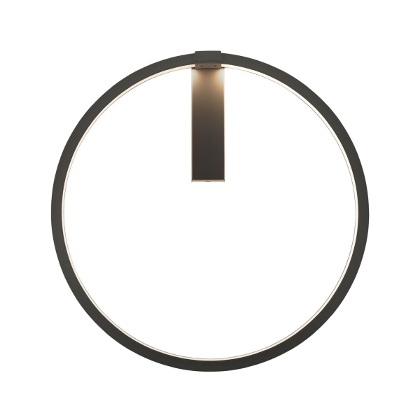 SLV 1002918 ONE 60 DALI, Indoor LED Wandaufbauleuchte, schwarz, 3000/4000 K