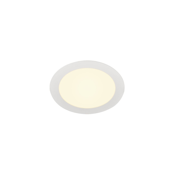 SLV 1003009 SENSER 18, Indoor LED Deckeneinbauleuchte rund weiß 3000 K