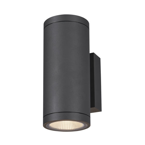 SLV 1003425 ENOLA ROUND M UP/DOWN, Outdoor LED Wandaufbauleuchte anthrazit