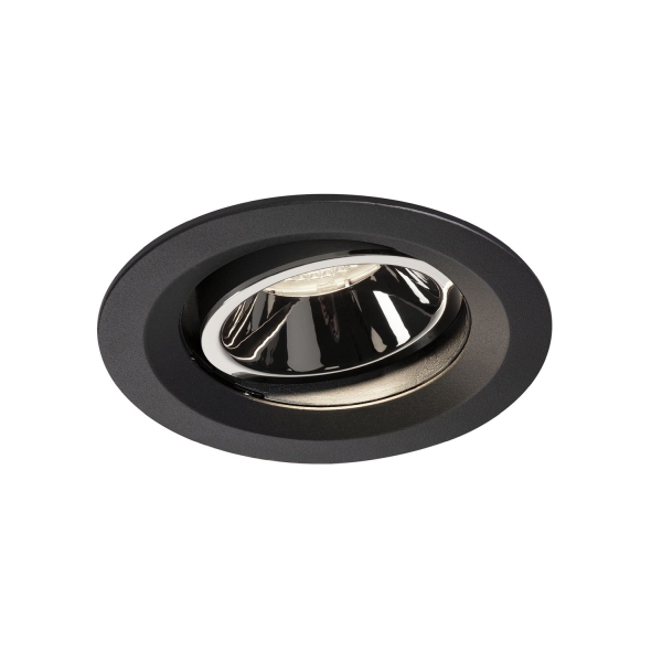 SLV 1003606 NUMINOS® MOVE M DL, Indoor LED Deckeneinbauleuchte schwarz/chrom 4000 K 40° dreh- und schwenkbar